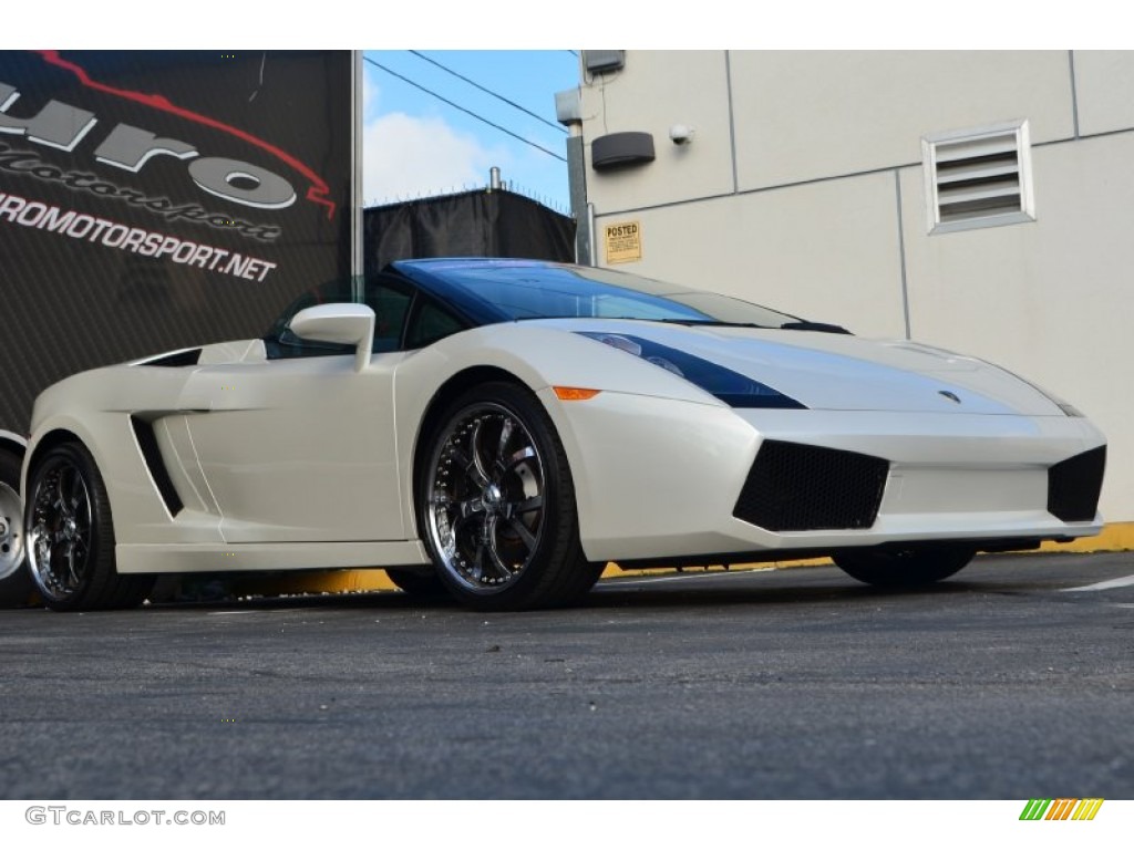 2007 Gallardo Spyder - Balloon White / Nero Perseus photo #15