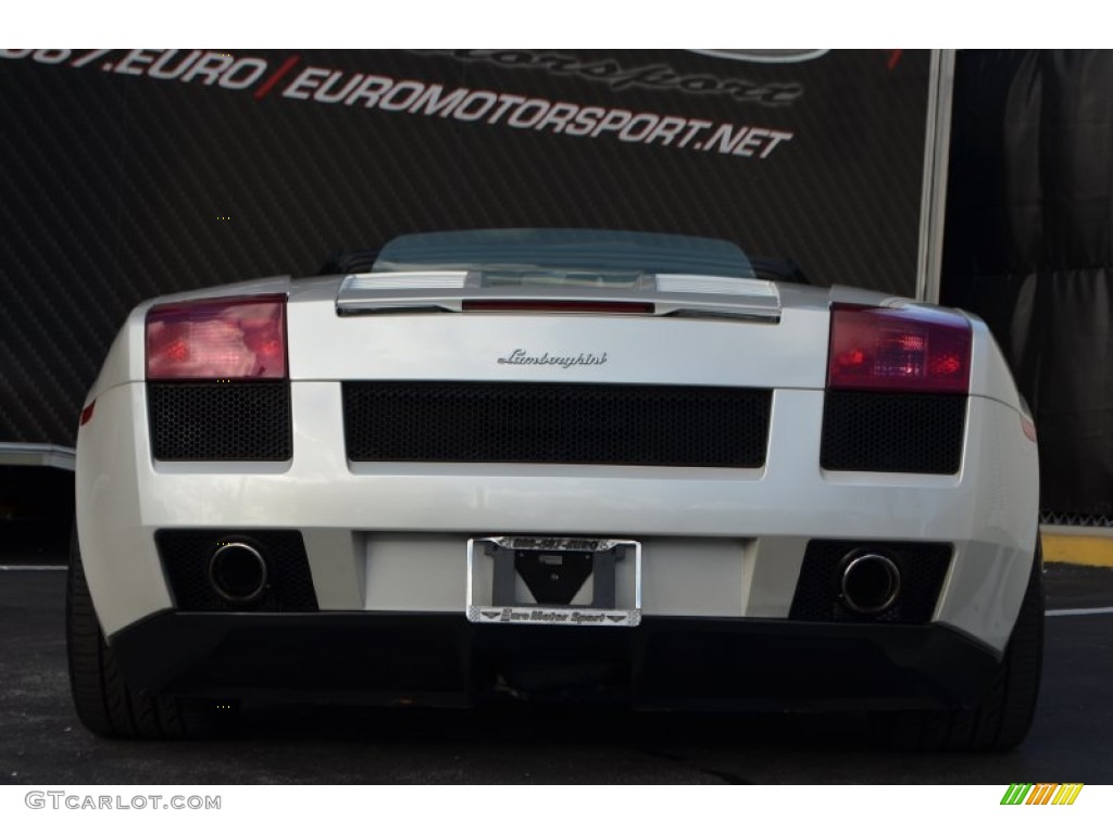 2007 Gallardo Spyder - Balloon White / Nero Perseus photo #20