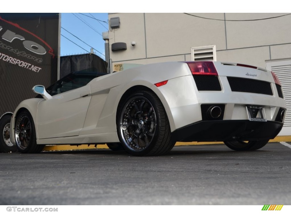 2007 Gallardo Spyder - Balloon White / Nero Perseus photo #24