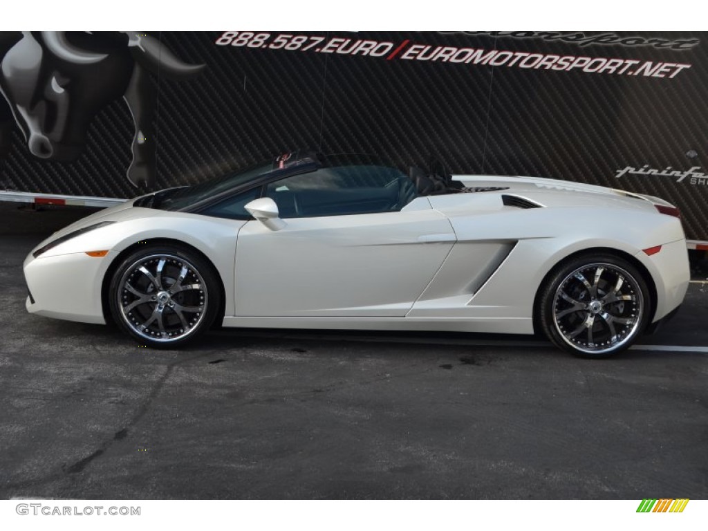 2007 Gallardo Spyder - Balloon White / Nero Perseus photo #25