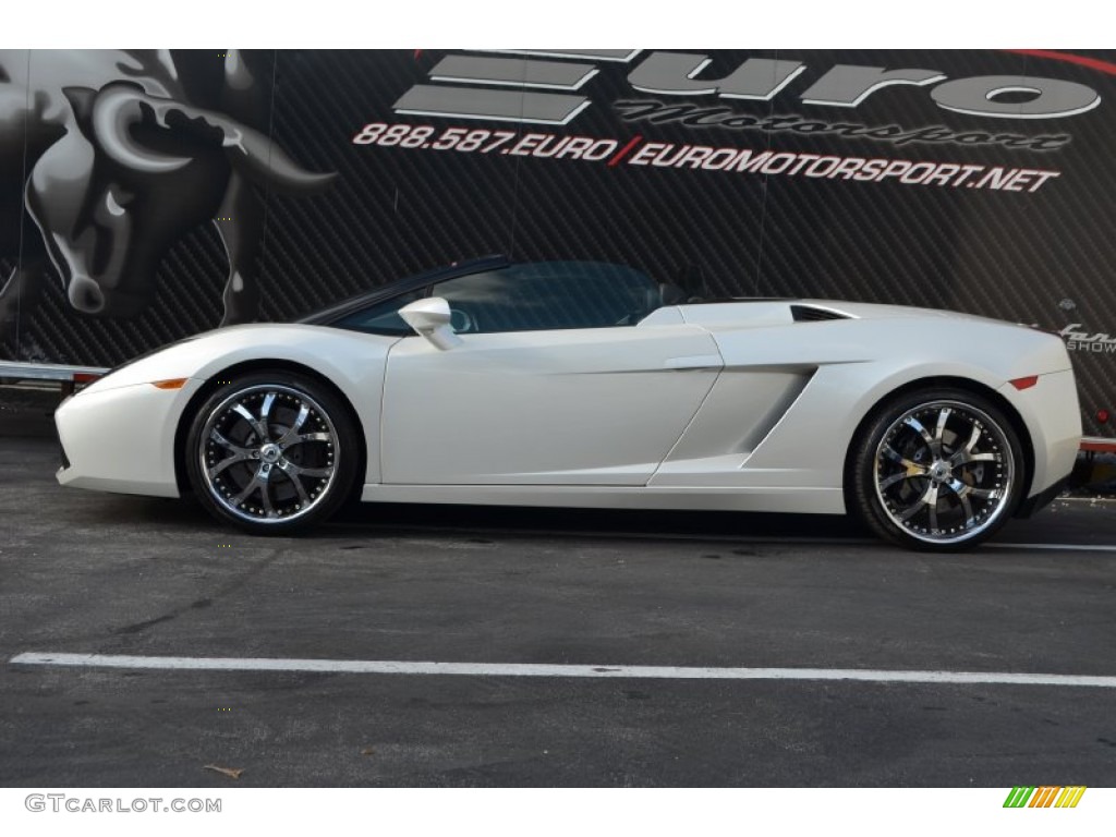 2007 Gallardo Spyder - Balloon White / Nero Perseus photo #26