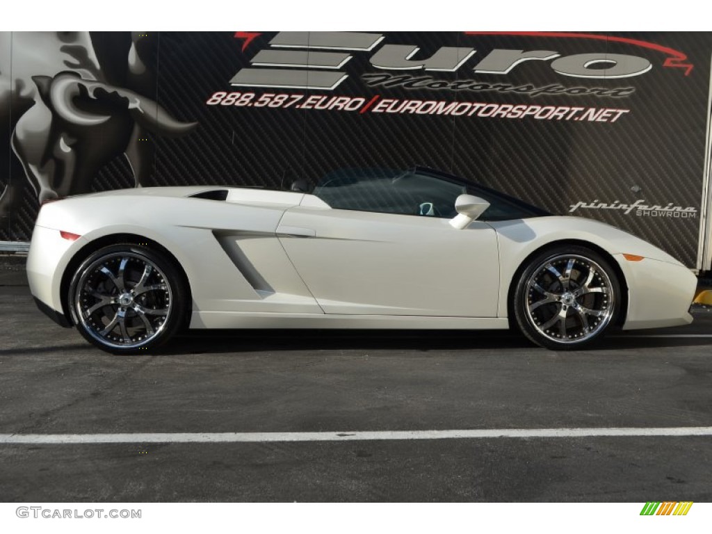 2007 Gallardo Spyder - Balloon White / Nero Perseus photo #29