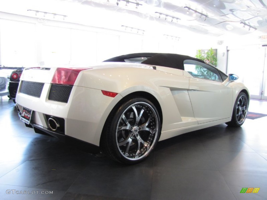 2007 Gallardo Spyder - Balloon White / Nero Perseus photo #35