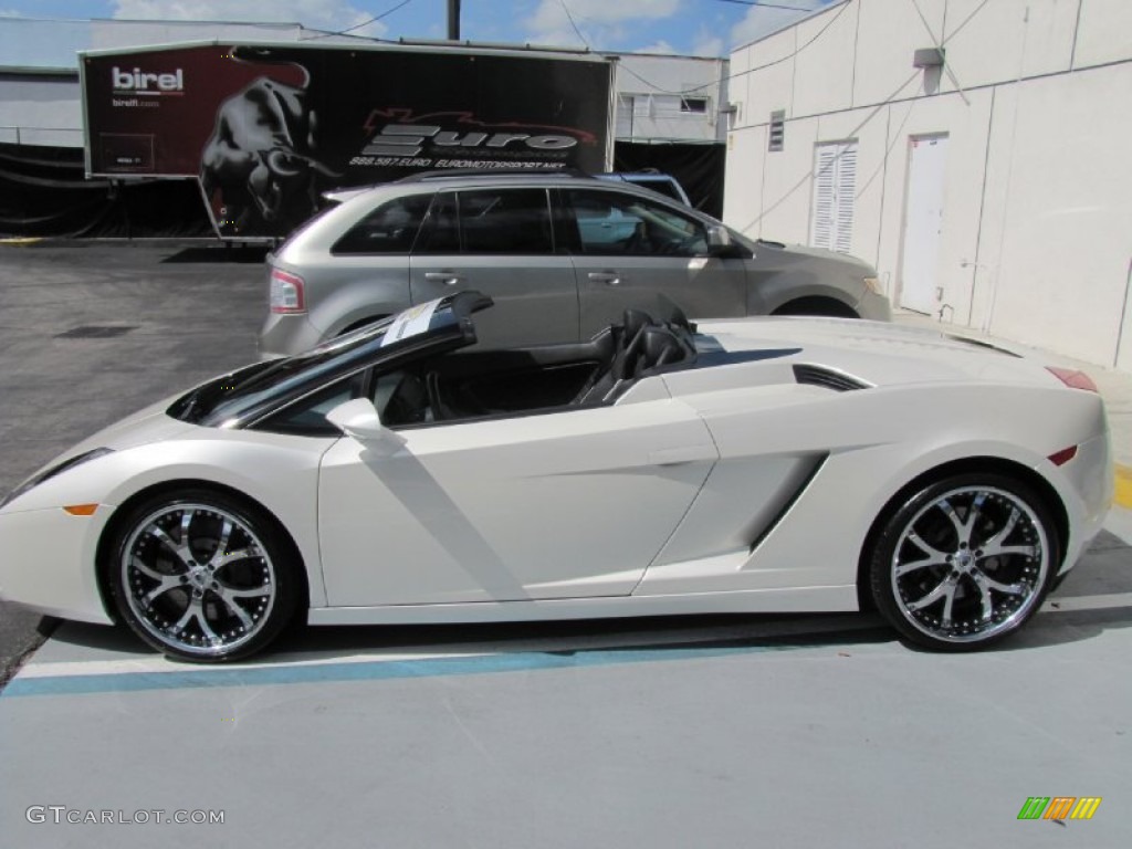 2007 Gallardo Spyder - Balloon White / Nero Perseus photo #40