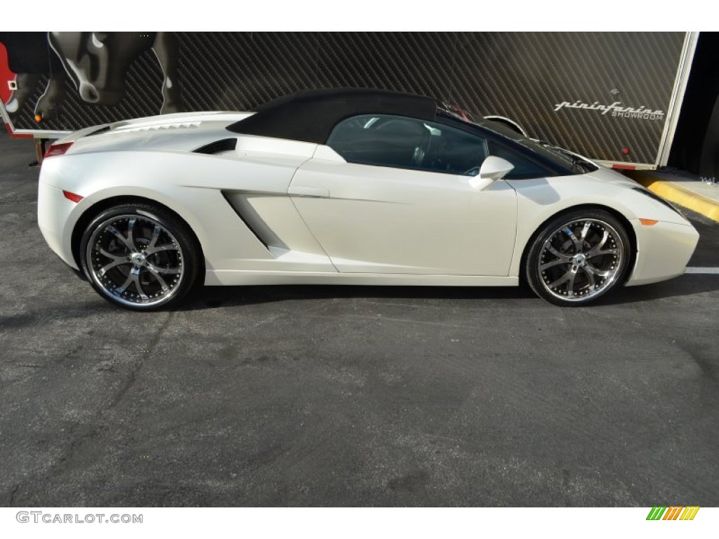 2007 Gallardo Spyder - Balloon White / Nero Perseus photo #63