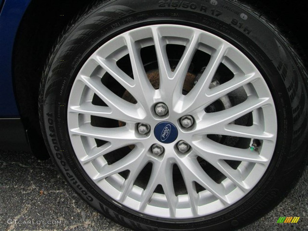 2012 Focus SEL Sedan - Sonic Blue Metallic / Charcoal Black photo #4