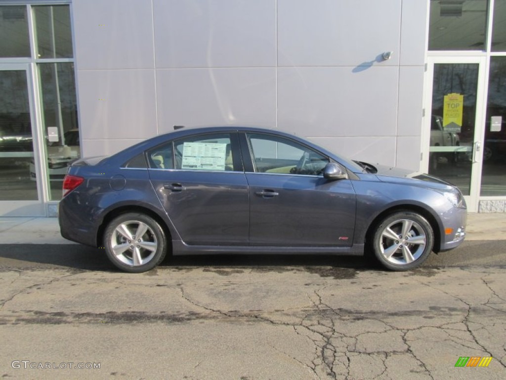 2014 Cruze LT - Atlantis Blue Metallic / Cocoa/Light Neutral photo #2