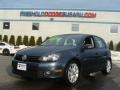 Blue Graphite Metallic 2011 Volkswagen Golf 4 Door TDI