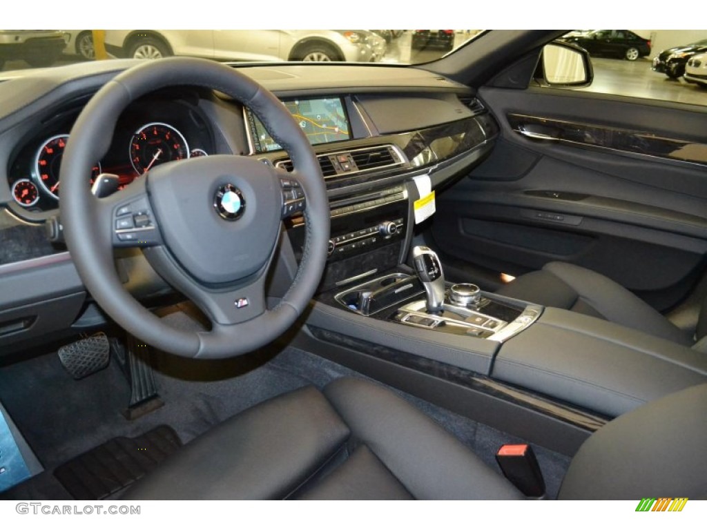 Black Interior 2014 BMW 7 Series 740i Sedan Photo #90777702