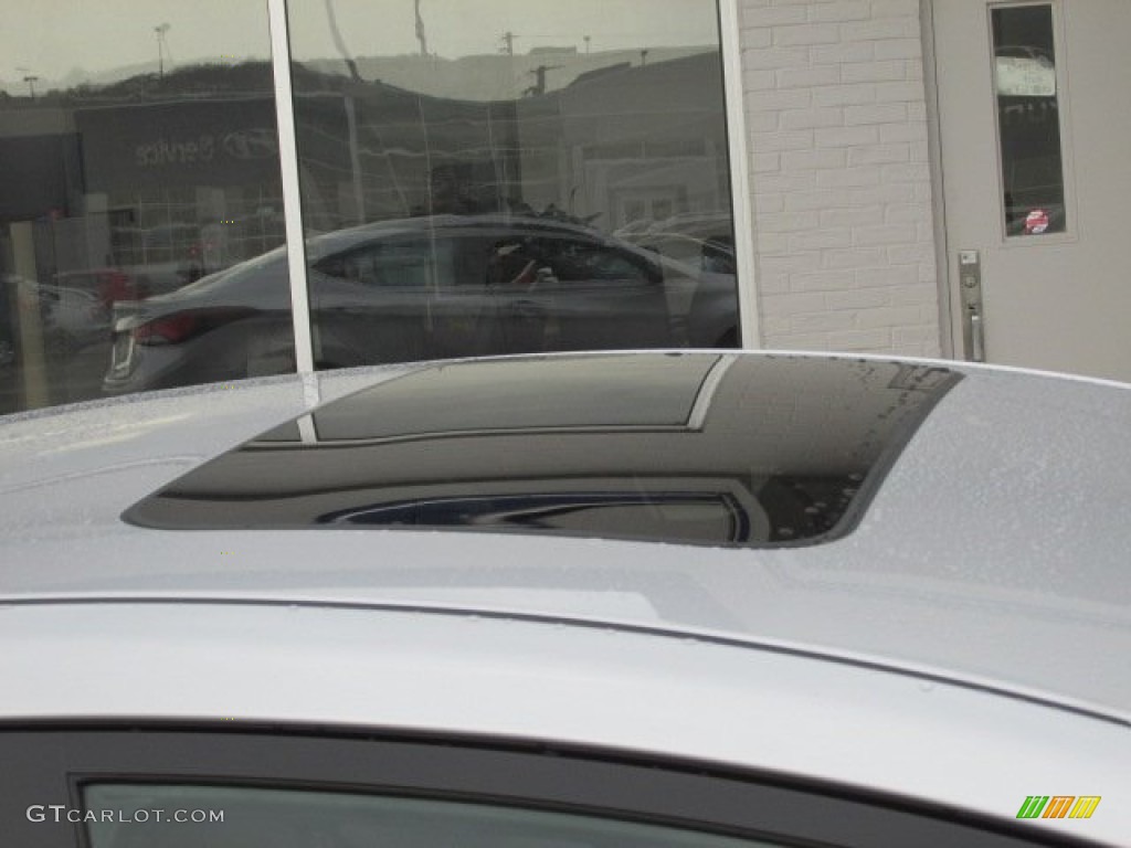 2014 Elantra Sport Sedan - Shimmering Silver / Gray photo #4