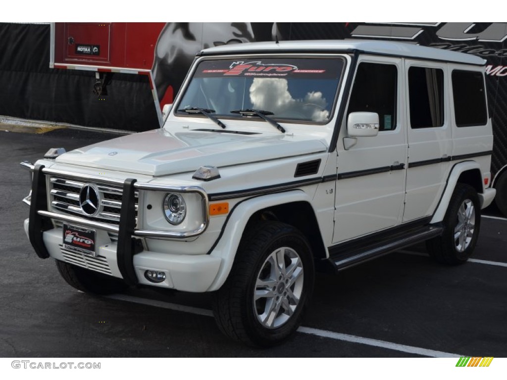 2012 G 550 - Arctic White / Chestnut/Black photo #1