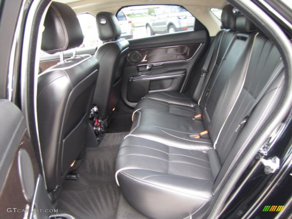 2012 Jaguar XJ XJ Supercharged Rear Seat Photo #90778249