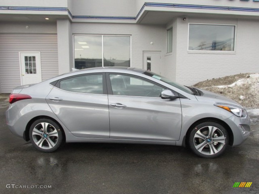 Titanium Gray Metallic 2014 Hyundai Elantra Sport Sedan Exterior Photo #90778290