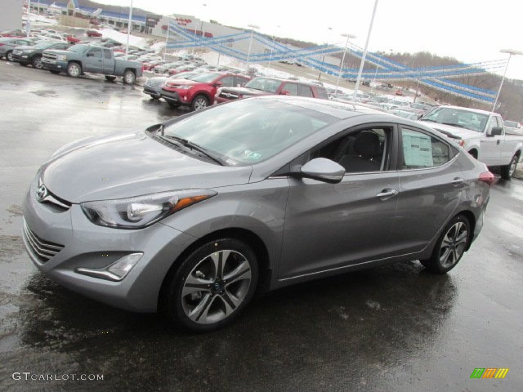 2014 Elantra Sport Sedan - Titanium Gray Metallic / Gray photo #6
