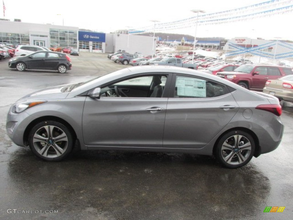 2014 Elantra Sport Sedan - Titanium Gray Metallic / Gray photo #7