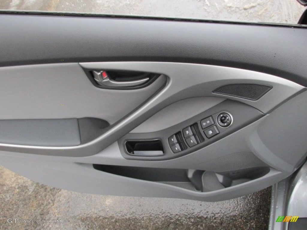2014 Elantra Sport Sedan - Titanium Gray Metallic / Gray photo #9