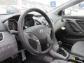 2014 Hyundai Elantra Gray Interior Steering Wheel Photo