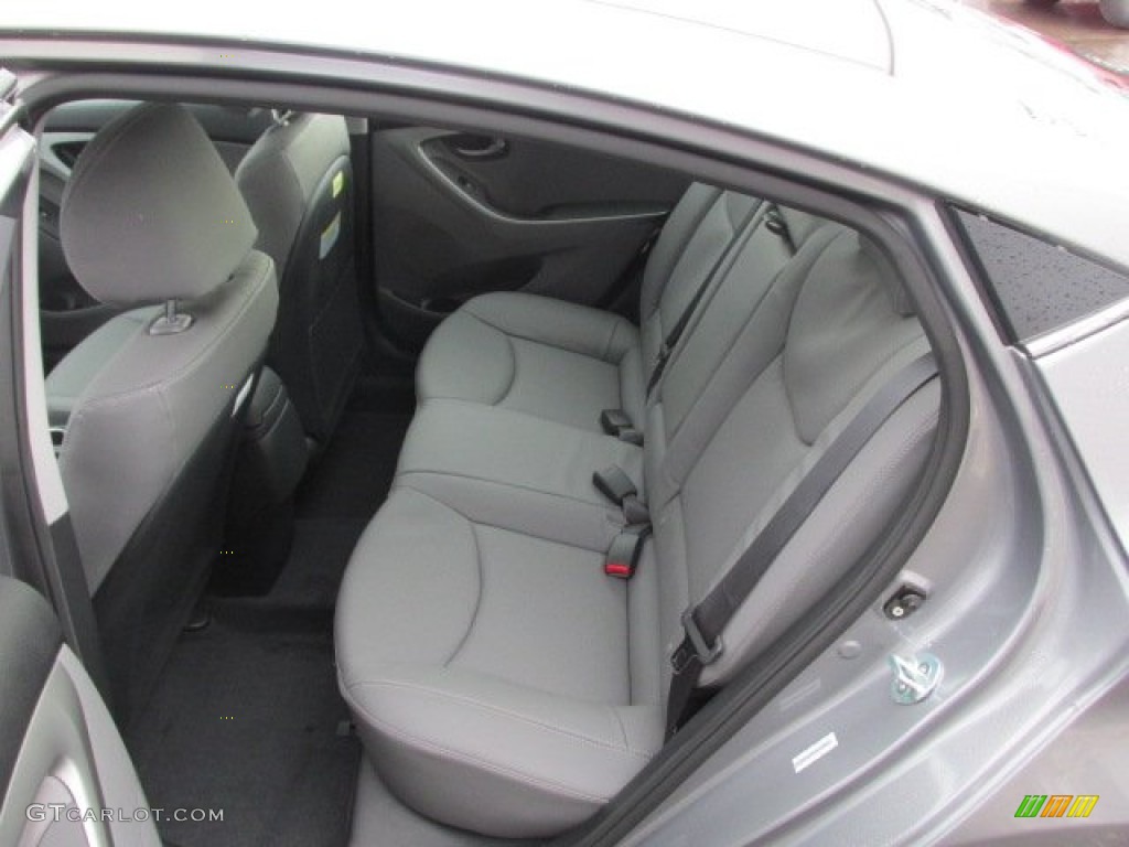 2014 Elantra Sport Sedan - Titanium Gray Metallic / Gray photo #18