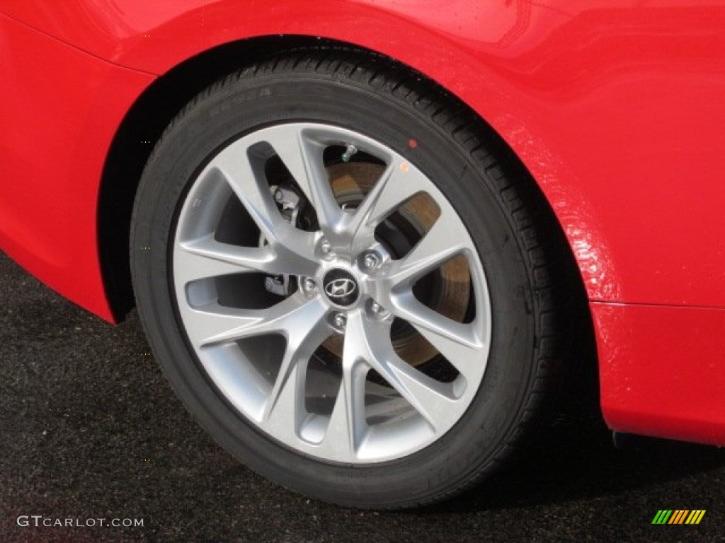 2014 Genesis Coupe 2.0T - Tsukuba Red / Black photo #3