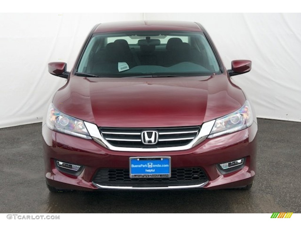 2014 Accord Sport Sedan - Basque Red Pearl II / Black photo #2