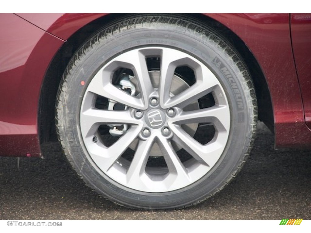 2014 Accord Sport Sedan - Basque Red Pearl II / Black photo #7