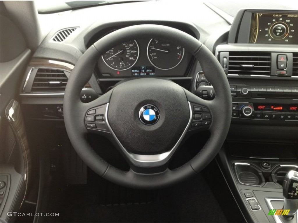2014 BMW 2 Series 228i Coupe Black Steering Wheel Photo #90779628