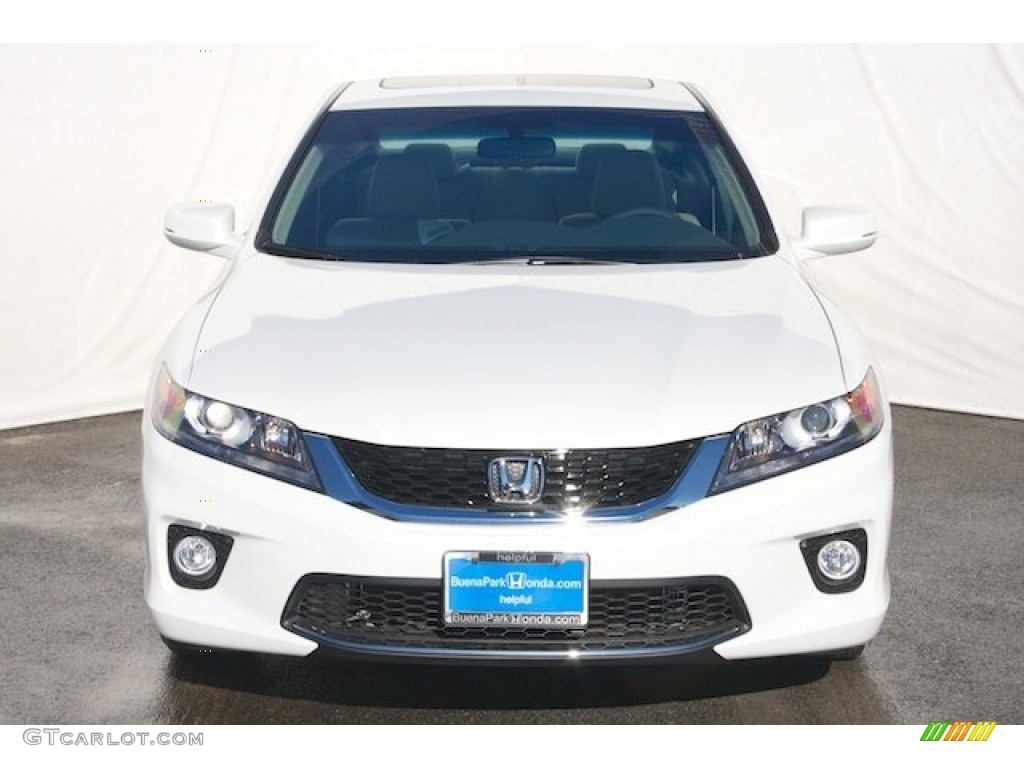 2014 Accord EX Coupe - White Orchid Pearl / Ivory photo #2