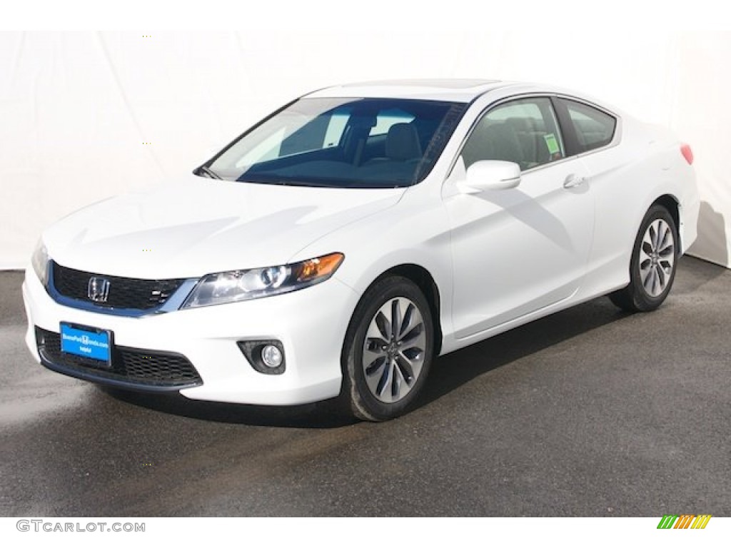 2014 Accord EX Coupe - White Orchid Pearl / Ivory photo #3