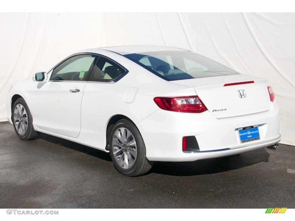 2014 Accord EX Coupe - White Orchid Pearl / Ivory photo #5