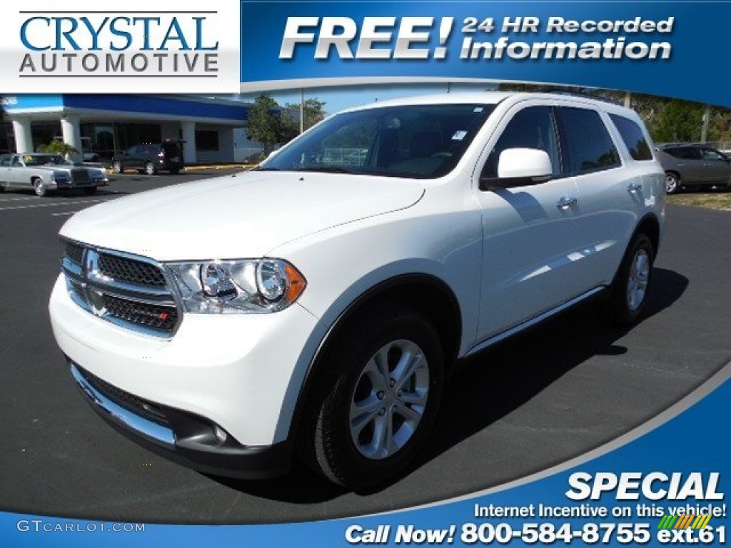 Bright White Dodge Durango