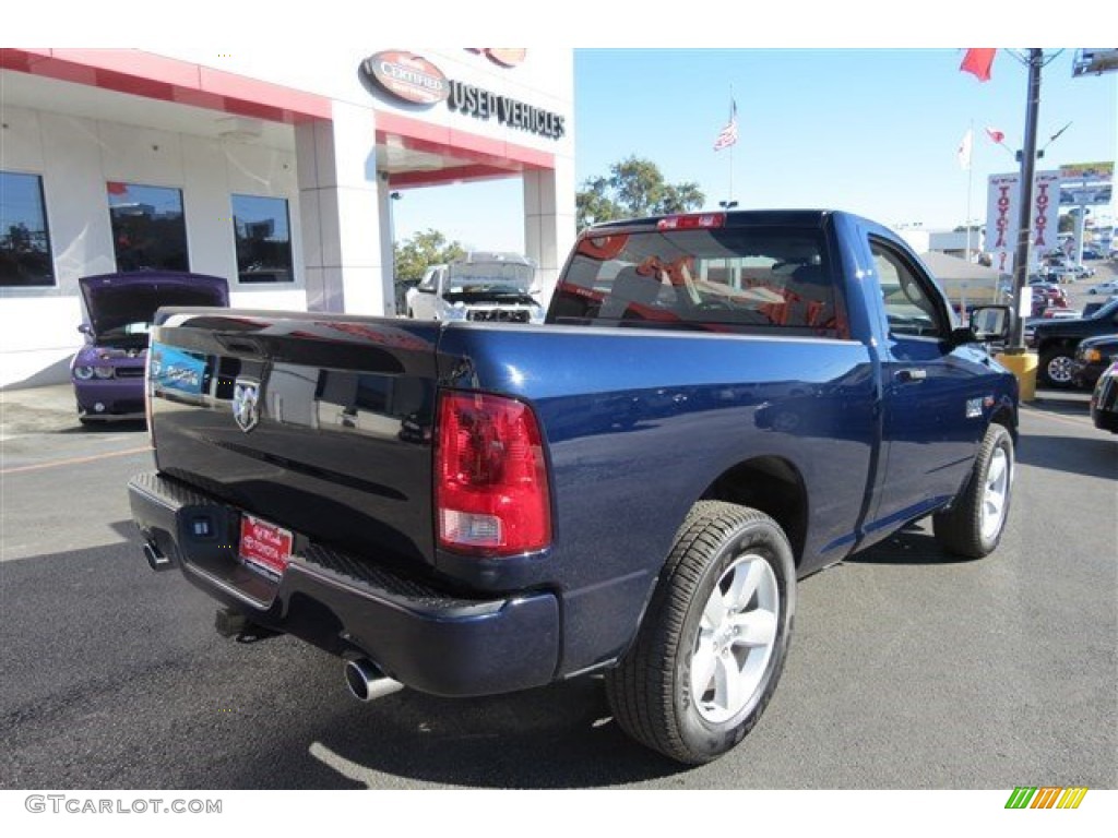 2013 1500 Express Regular Cab - True Blue Pearl / Black/Diesel Gray photo #7