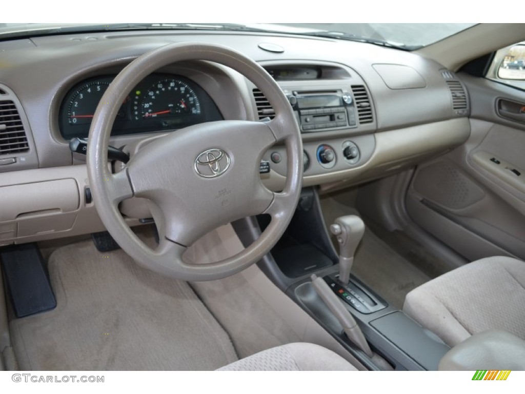 Taupe Interior 2003 Toyota Camry LE Photo #90781339