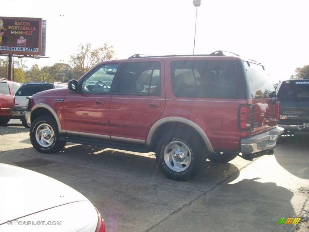 1998 Expedition Eddie Bauer 4x4 - Dark Toreador Red Metallic / Medium Prairie Tan photo #4