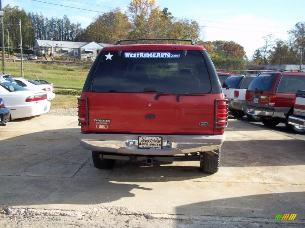 1998 Expedition Eddie Bauer 4x4 - Dark Toreador Red Metallic / Medium Prairie Tan photo #5