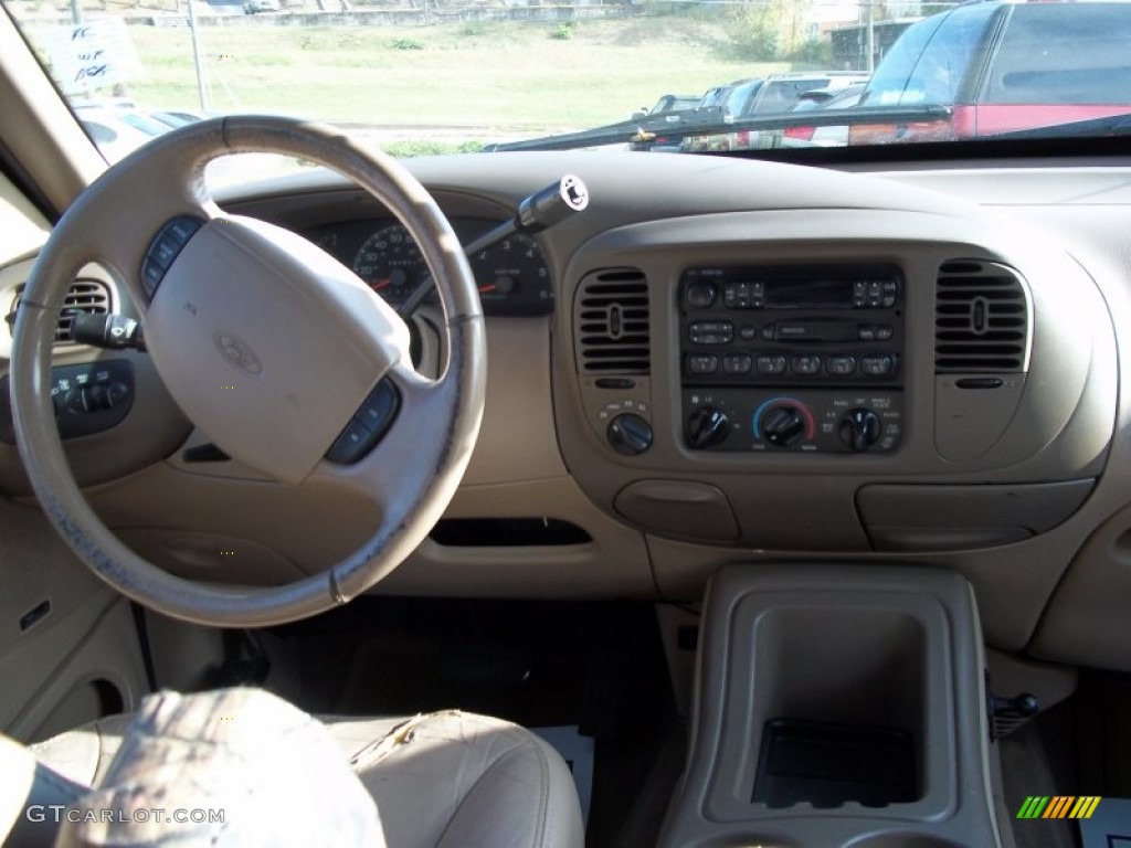 1998 Expedition Eddie Bauer 4x4 - Dark Toreador Red Metallic / Medium Prairie Tan photo #6