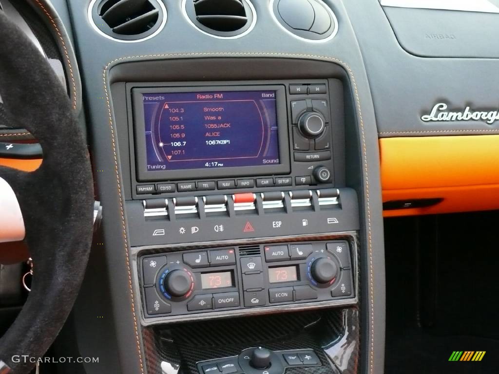2008 Lamborghini Gallardo Spyder Controls Photo #907818