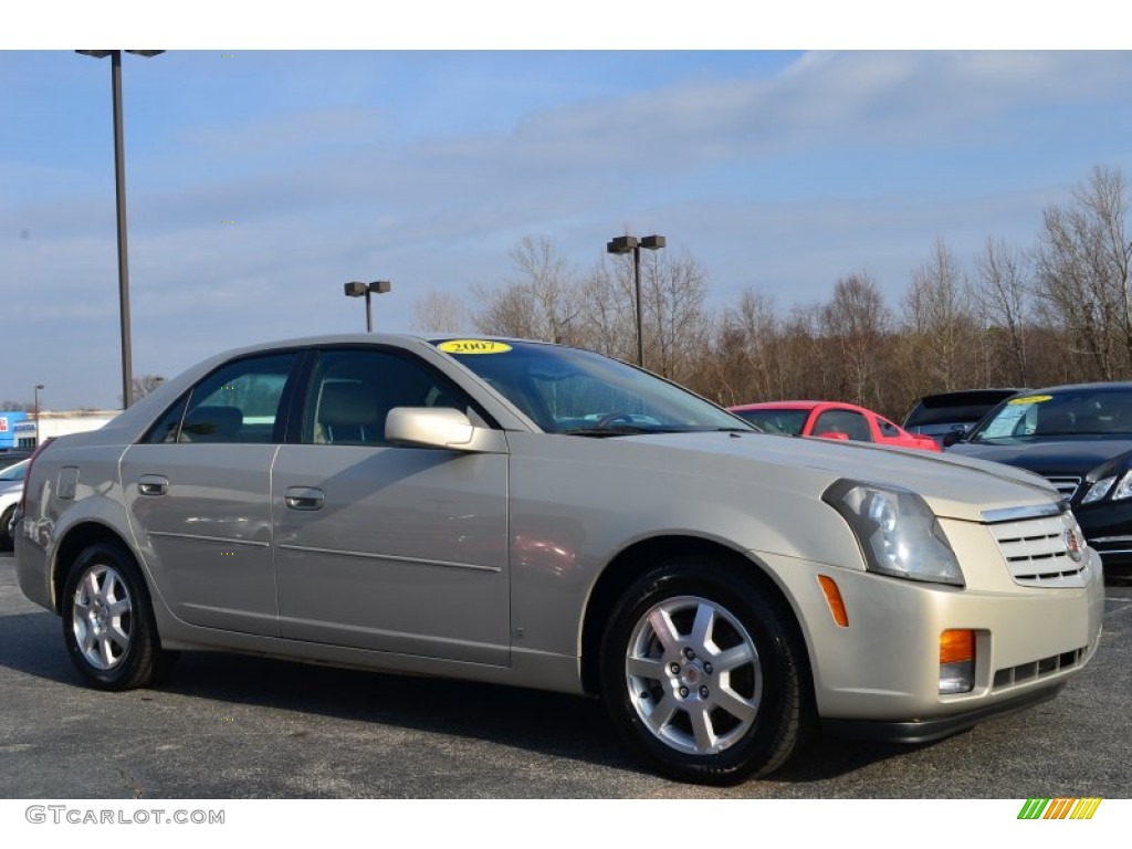 Gold Mist 2007 Cadillac CTS Sedan Exterior Photo #90781704