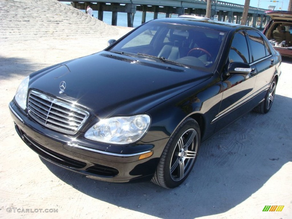 2004 S 500 Sedan - Black / Charcoal photo #3