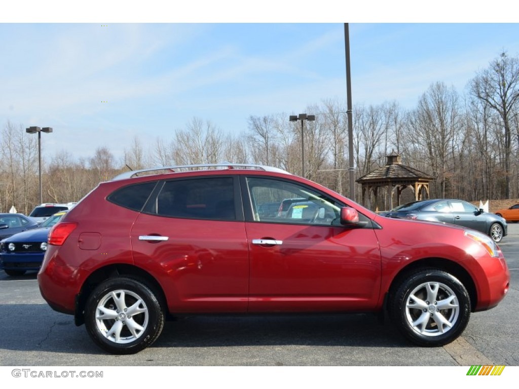 2010 Rogue SL - Venom Red / Black photo #2
