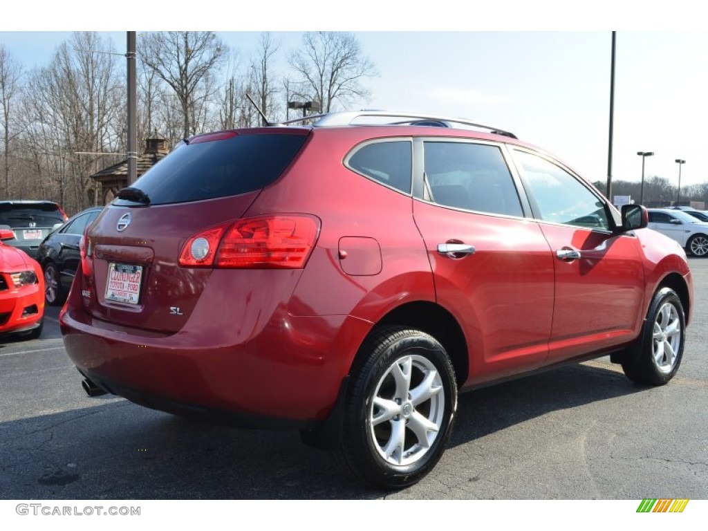 2010 Rogue SL - Venom Red / Black photo #4