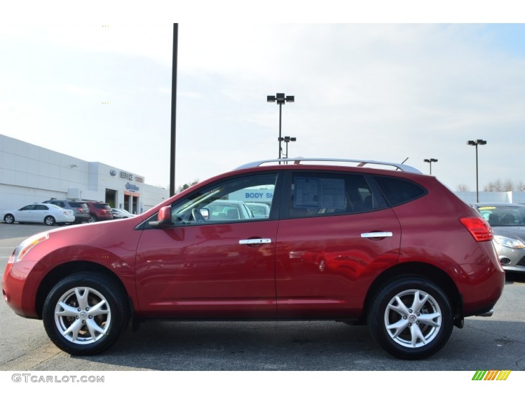 2010 Rogue SL - Venom Red / Black photo #6