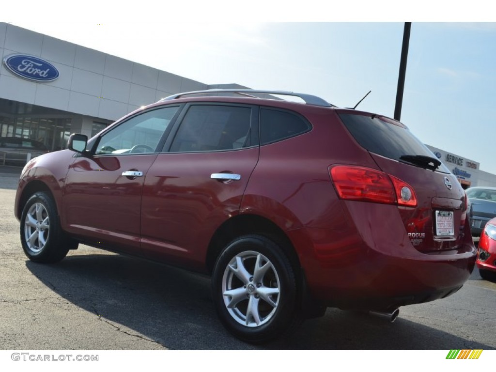 2010 Rogue SL - Venom Red / Black photo #30