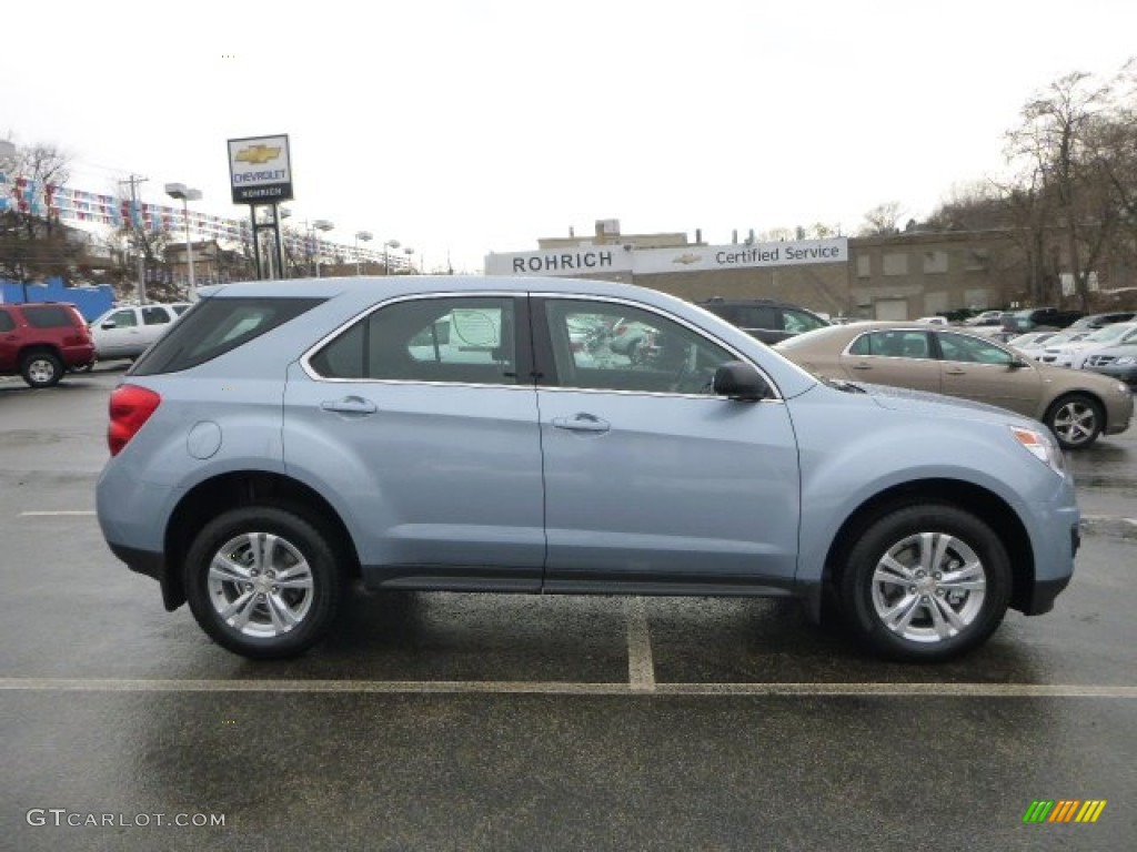 2014 Equinox LS AWD - Silver Topaz Metallic / Jet Black photo #2