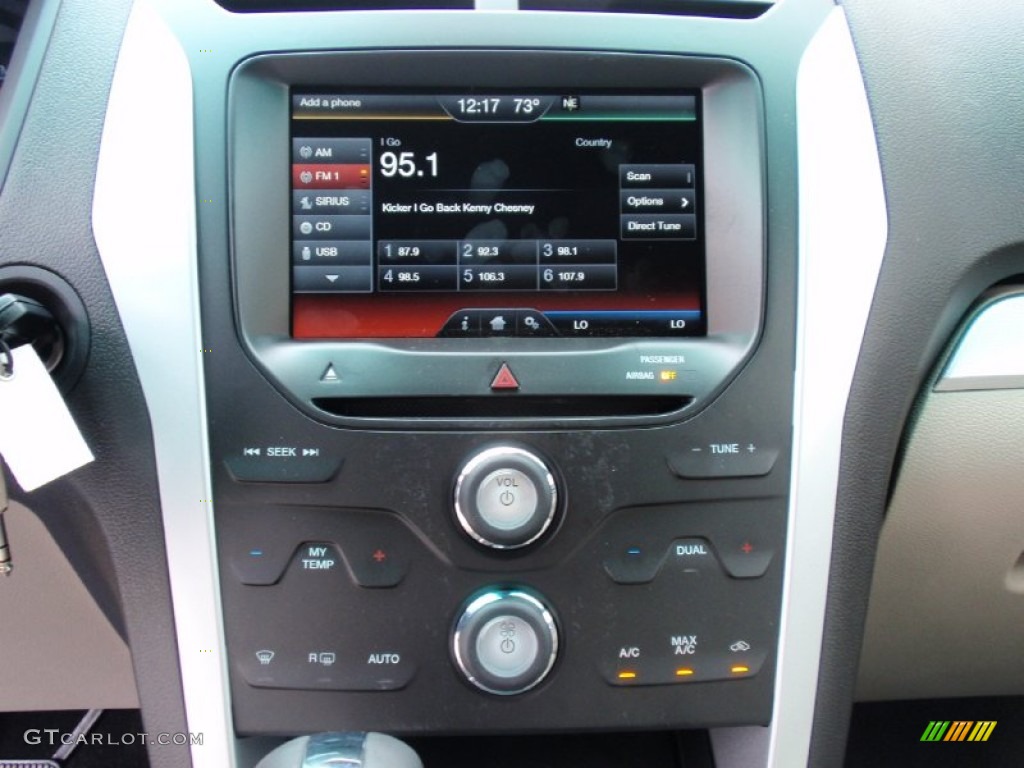 2014 Explorer XLT - Sterling Gray / Medium Light Stone photo #35