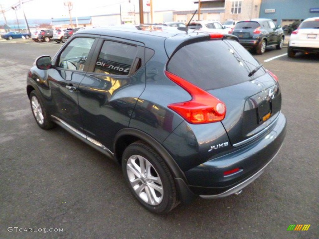 2014 Juke SV AWD - Graphite Blue / Gray photo #5