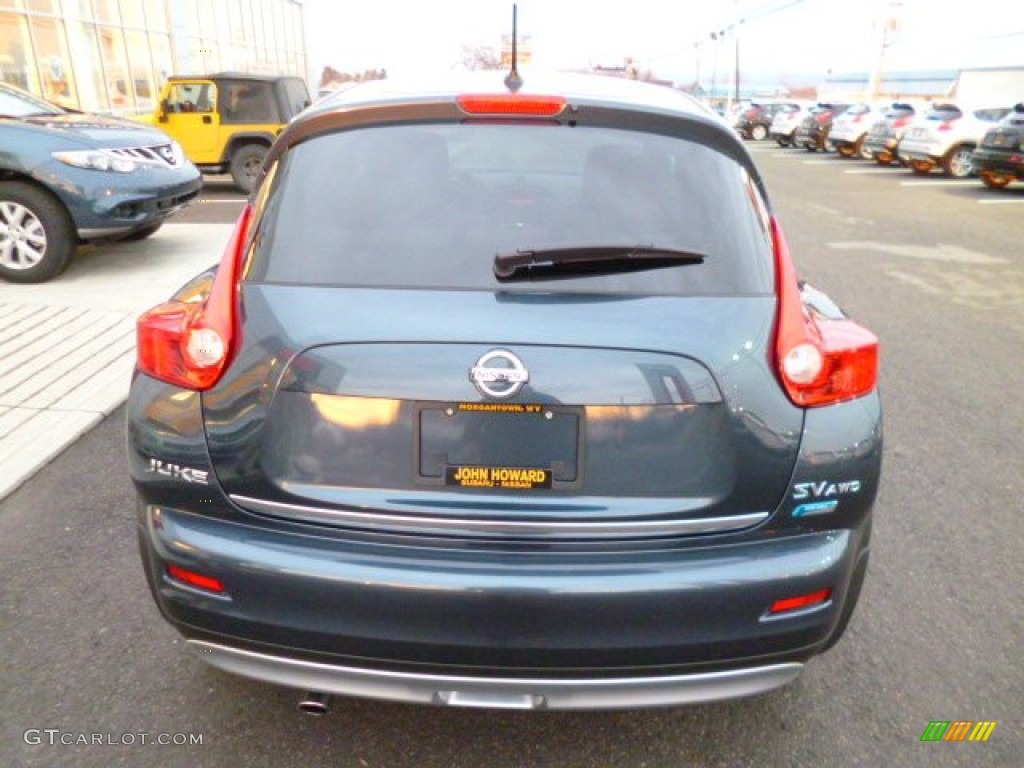 2014 Juke SV AWD - Graphite Blue / Gray photo #6