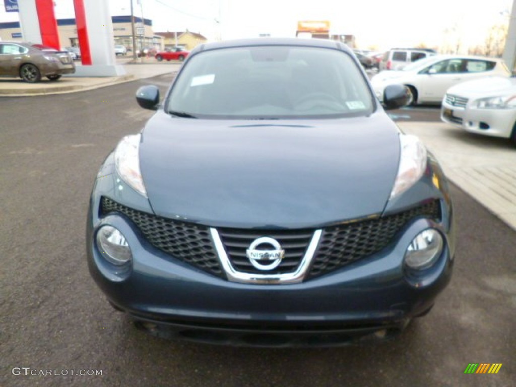 2014 Juke SV AWD - Graphite Blue / Black photo #2