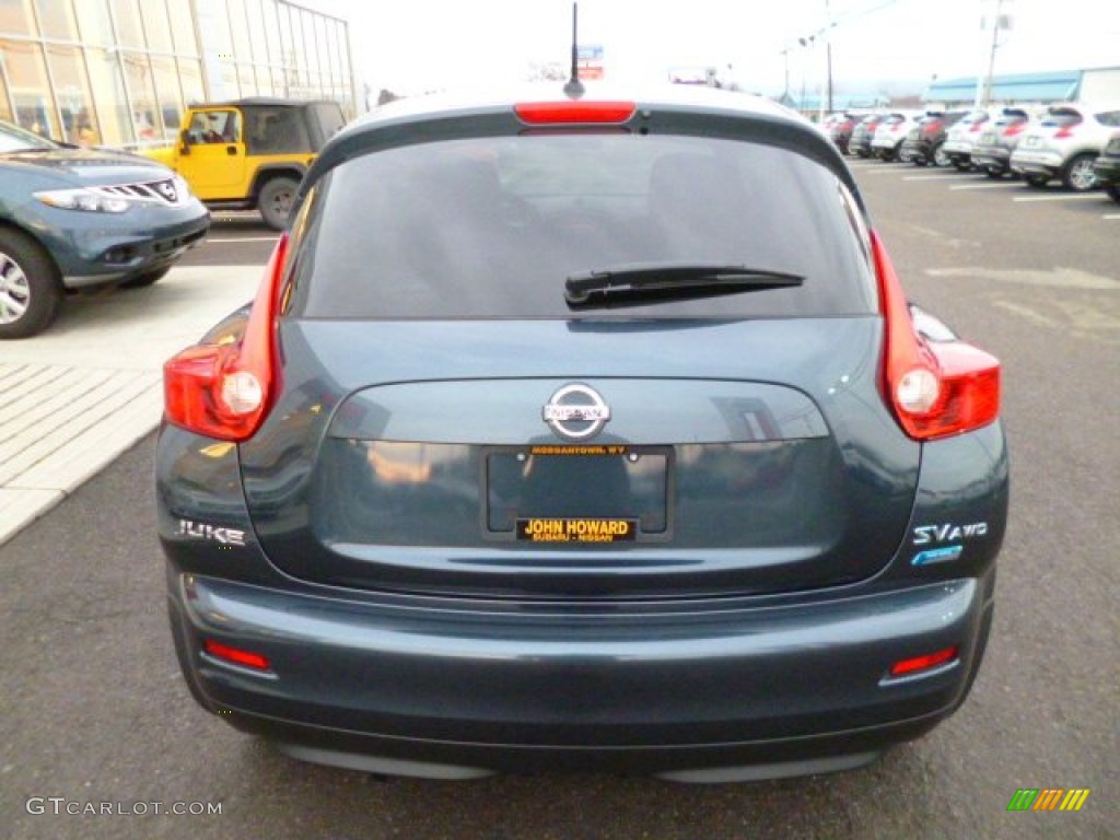 2014 Juke SV AWD - Graphite Blue / Black photo #6