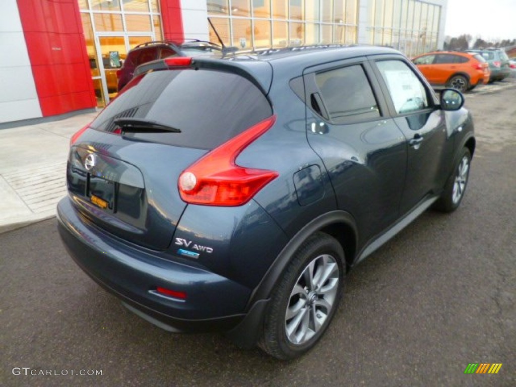 2014 Juke SV AWD - Graphite Blue / Black photo #7