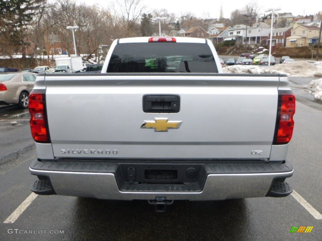2014 Silverado 1500 LTZ Crew Cab 4x4 - Silver Ice Metallic / Jet Black photo #4